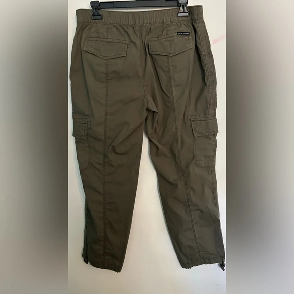 Social Standard by Sanctuary Womens Army Green Utility Cargo Crop Pant Sz Medium - Picture 2 of 8